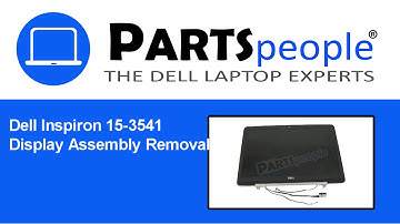 Dell Inspiron 15-3541 (P40F001) Display Assembly How-To Video Tutorial