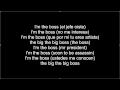 Daddy Yankee - I'm the boss (letra / lyrics)