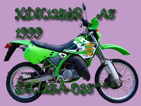 KDX125SR(DX125A-038***)A8 1999年モデル エンジン始動 車両紹介‬ 