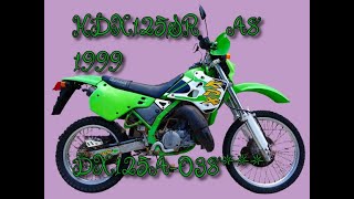 KDX125SR(DX125A-038***)A8 1999年モデル エンジン始動 車両紹介‬ 