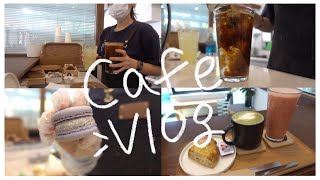 [SUB] [Vlog] 마카롱과 스콘이 있는 개인카페 알바 브이로그/ cafevlog/ 카페 브이로그/ 마카롱 포장하고 카페 배달주문까지 완료️?