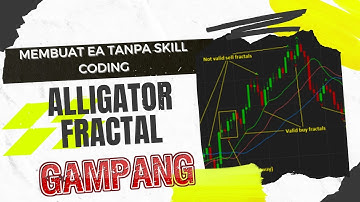 Membuat EA Alligator Fractal Tanpa Coding - Ga Punya Skill Coding Pun Bisa