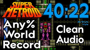 [WORLD RECORD] Super Metroid - Any% Speedrun in 40:22