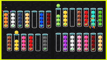 Color Ball Puzzle Gameplay |All Levels android,ios [Classic: 290-295] |ASMR&Gaming