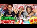 DECORATING ORNAMENTS WITH BINKS AND TAKEEYA | VLOGMAS DAY 1 |