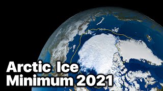 How Arctic Ice Melts Every Year - 2021 Minimum