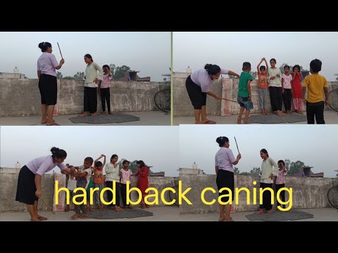 Today hard back caning vedio|| my daily hard session for lazy students ...