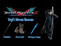 Devil may cry 5vergil moveset showcase all weapons abilities  provocations