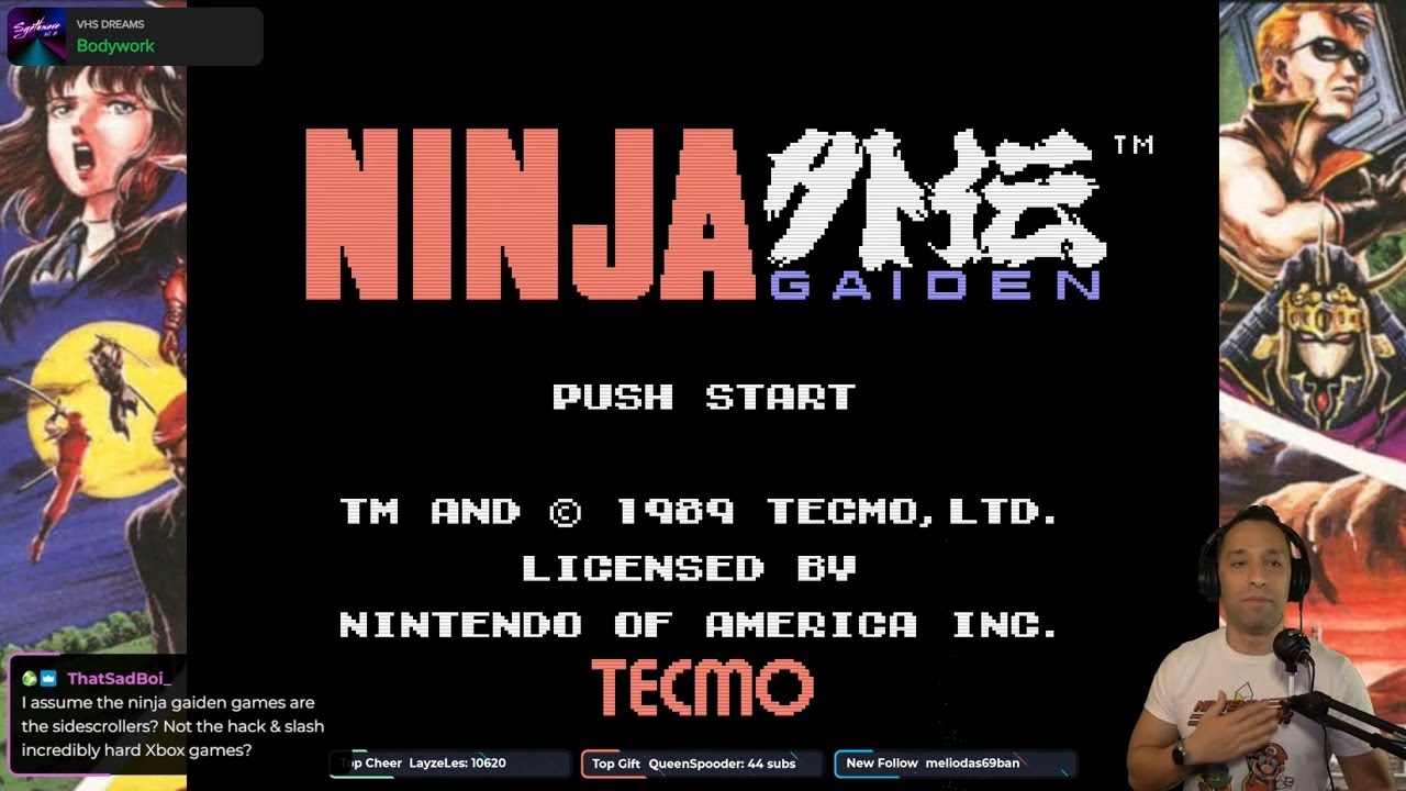 ⁣Ninja Gaiden Trilogy on NES