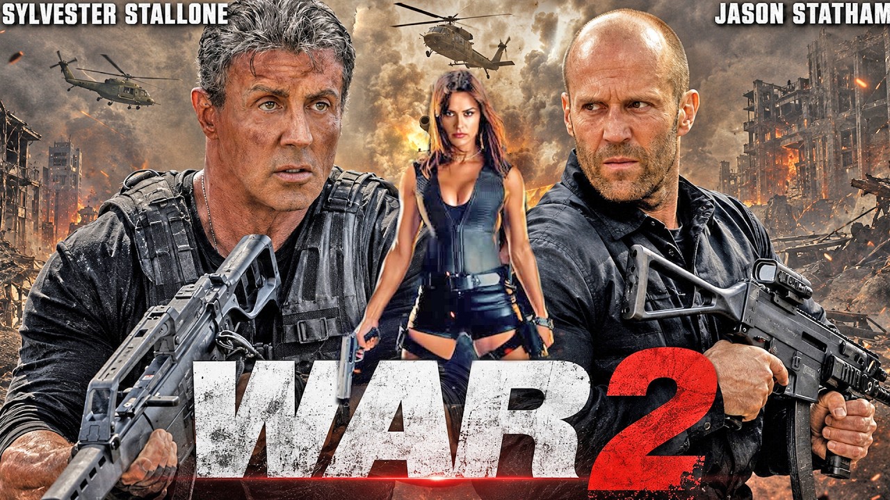 WAR 2: Sylvester Stallone VS Jason Statham | Full Action Hollywood English Movie | Dolph Lundgren