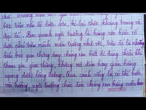 Tả quang cảnh trường em trước buổi học(Tập làm văn) lớp 5 - youtube