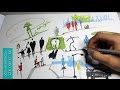 Como dibujar personas -arquitectura facil y rapido-Arte orta