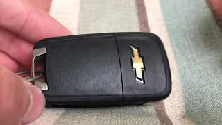 How To Replace The Battery In A Chevy Chevrolet Flip Key Without Tools