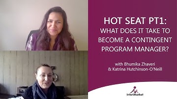 HOT SEAT PT1: Becoming a contingent manager with Bhumika Zhaveri & Katrina Hutchinson-O