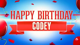 Happy Birthday Codey