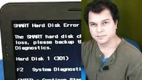Smart Hard Disk Error / how to fix it / Error 301 hp ...maybe it was not bad!!!