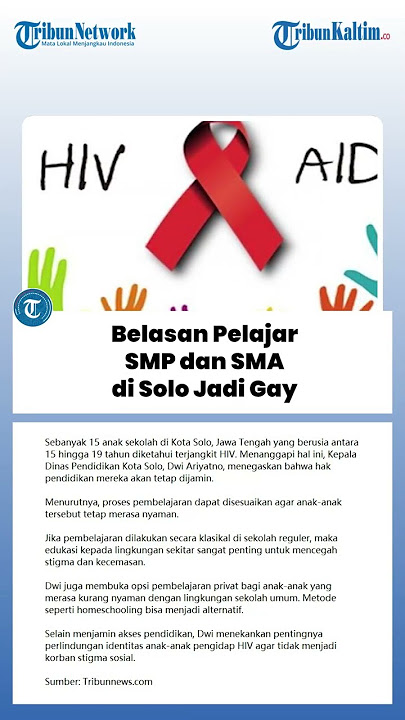 Belasan Pelajar SMP dan SMA di Solo Jadi Gay