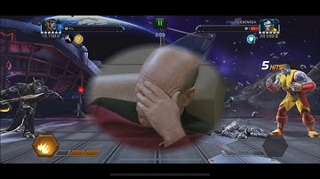 Woops!!! Accidentally took colossus on powerburn with corvus - real close