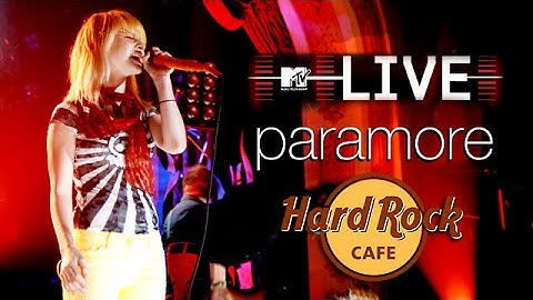 Paramore - MTV LIVE, Hard Rock Café 2007 (Full Show)