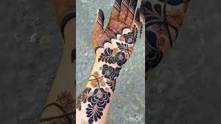 #designer #newmahendi #latest#floraldesign #trendind#short #henna#beautful #new bridal design #rose#