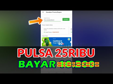 Cara beli Pulsa Tri dengan Kode Promo di Tokopedia   Tutorial Android. 