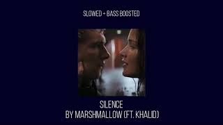 Silence (slowed + bass boosted) -