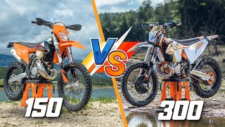 KTM 150 VS 300 | Is 150 enough for Enduro?