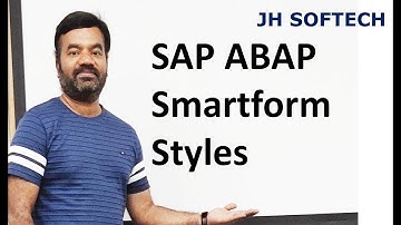 SAP ABAP Smartform Styles