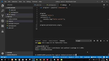 commander nodejs command line arguments in nodejs made easy
