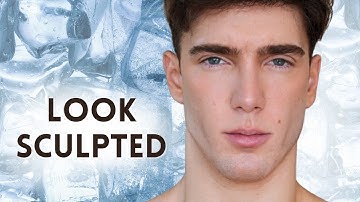 How Male Models Debloat Their Face