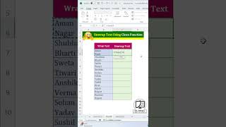 Fix Wrapped Text in Excel with CLEAN Function. #excel #exceltips #exceltutorial #ytshorts #ytviral