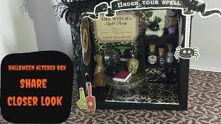 Halloween altered box project share