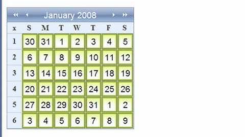 Overview of ASP.NET AJAX Calendar Control