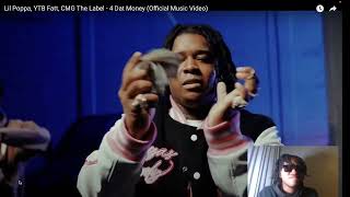 FIRE DUO !! Lil Poppa, YTB Fatt, CMG The Label - 4 Dat Money (Official Music Video) REACTION