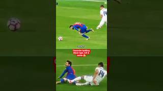 Messi will never imagine facing Casemiro; he suffered 🤔 #football #messi #casemiro #fans #elclasico