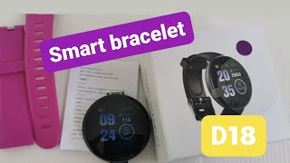 D18 smart bracelet วิธีการเชื่อมต่อ