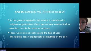 Anonymous DDoS attack on Scientology Presentation