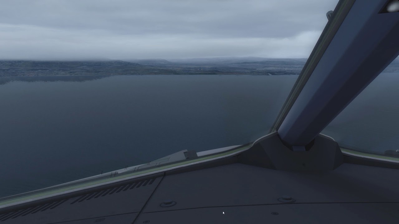 Lufthansa A319 Landing Costa del Sol Airport