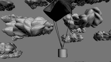 Parachute Physics Fall Test 3D Reactor 3ds Max 9