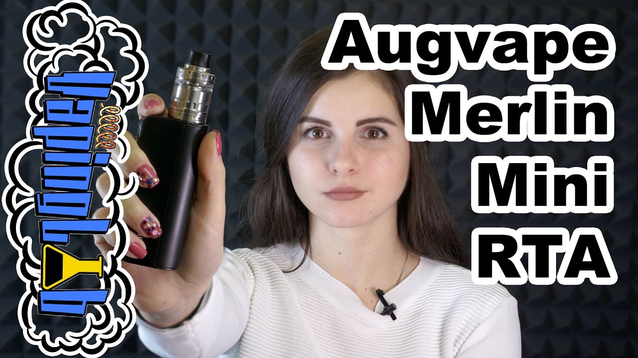 Обзор бакомайзера Augvape Merlin Mini RTA Tank - YouTube