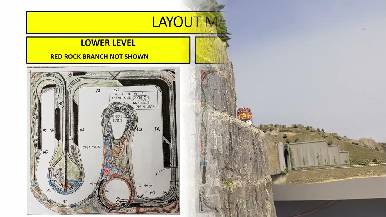 Jerry Boudreaux's Santa Fe Layout Tour part 1 construction and