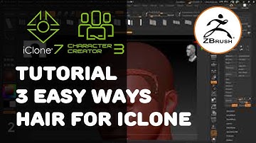 Three Fastest Ways Creating HAIR For Iclone 7