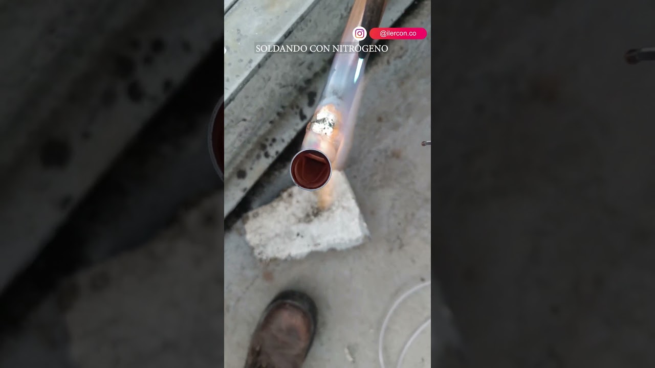 Soldando Codo con Nitrógeno: ‼️Sin Hollín‼️