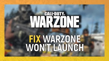 How to Fix Warzone Won