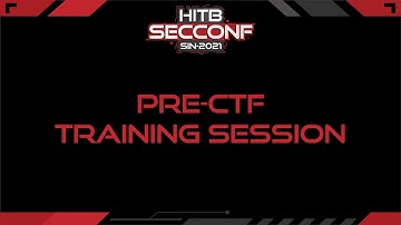 Pre-CTF Training Session - Day 2