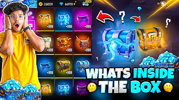 FreeFire Whats Inside The Boxes?😍Garena Gifted Me MysteryCrates Worth 25000Diamonds-Garena FreeFire