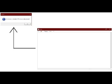 How to make a customized VBS message using notepad