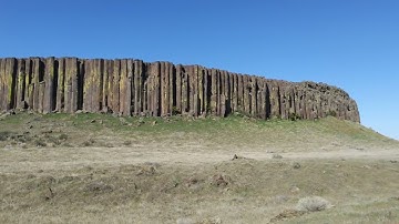 Columnar Joints in Elephant Mountain Member basalt, Columbia National Wildlife Refuge