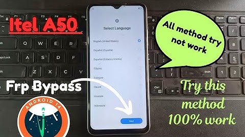Itel A50 frp bypass || Android 14 without pc , 100% working method