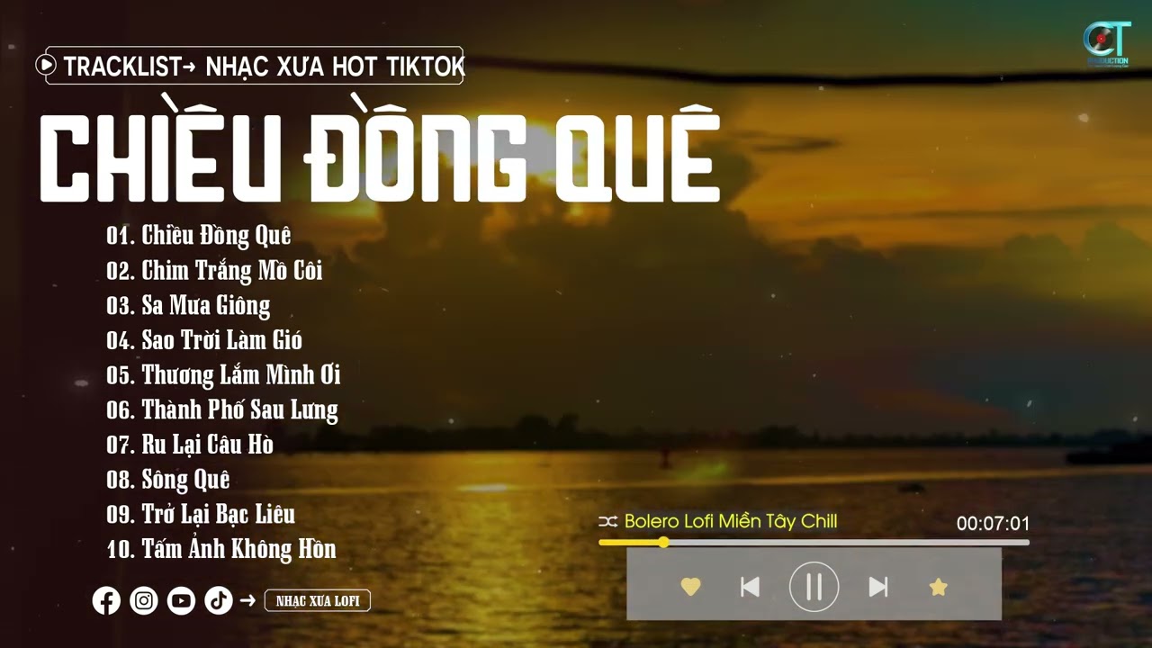 Chiều Đồng Quê - Phạm Thiêng Ngân | LK Nhạc Bolero Lofi Miền Tây...Chiều là chiều ơi nắng chiều dần
